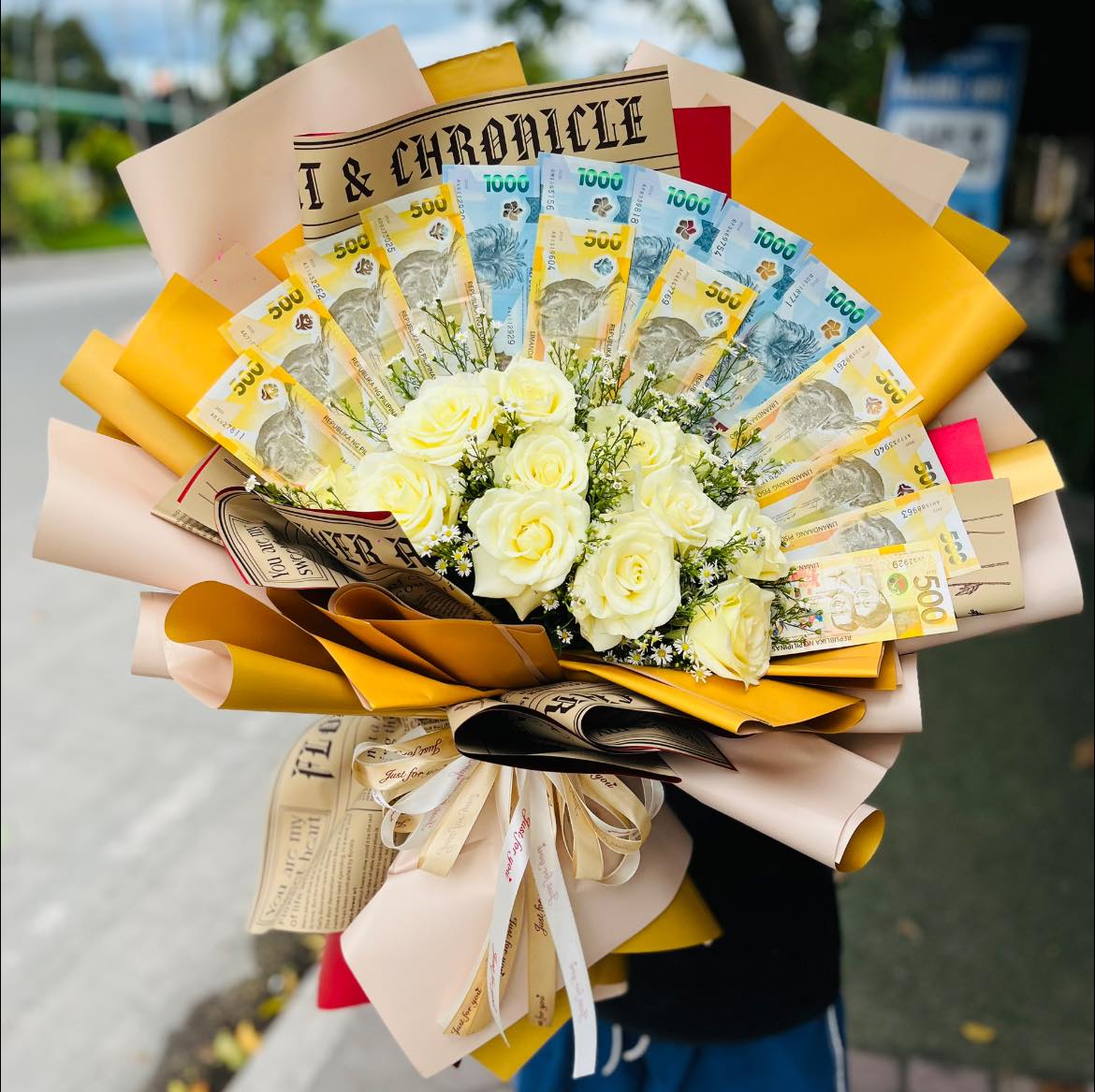 Sunflower Money Bouquet