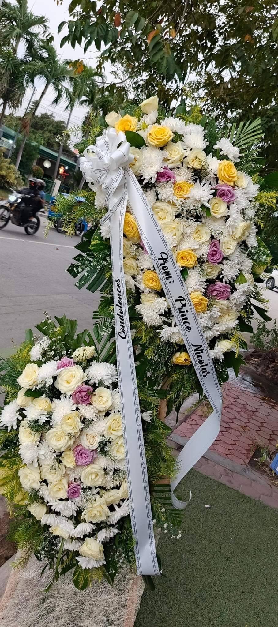 Orchid Sympathy Arrangement